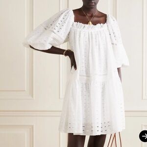 LUG VON SIGA
Amy Broderie Anglaise Cotton-Blend Mini Dress